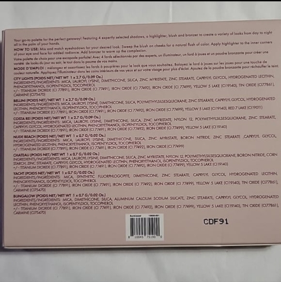 Wander Beauty Sunkissed Getaway Eye And Face Palette NIB - Picture 8 of 8